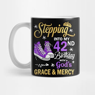 Stepping Into My 42nd Birthday With God's Grace & Mercy Bday Mug